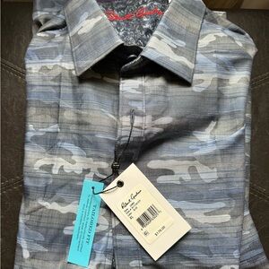 Robert Graham Tailored Fit Men’s Long Sleeve Dress Shirt XL